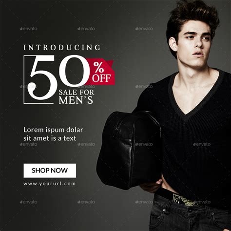 Men's Clothing Store Banner